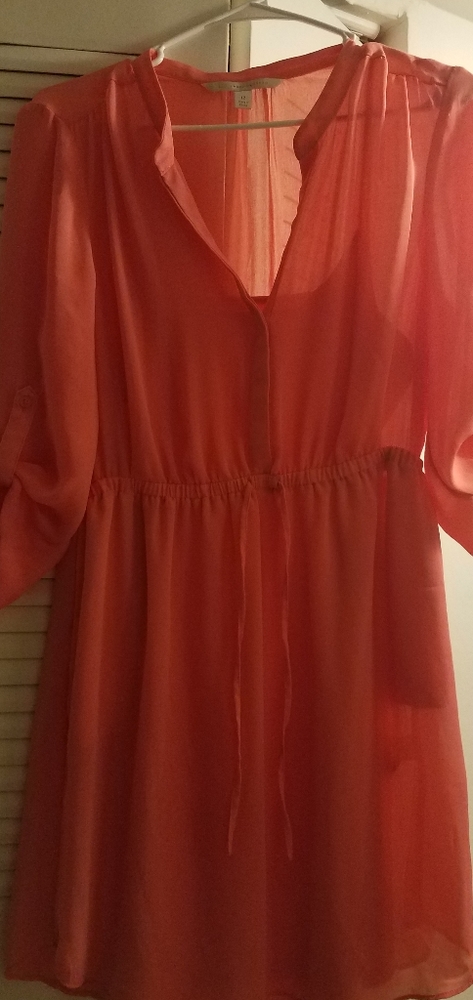 Lauren Conrad size 12 coral dress